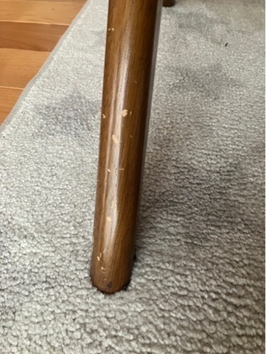 （美品）ダイニングテーブル  ニトリ　ロータイプリビングダイニングテーブル5点セット