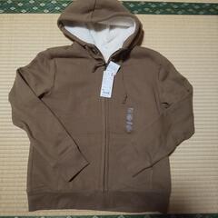 新品未使用 UNIQLOボアスェットジップアップパーカーXL