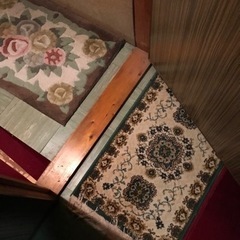 玄関マット 絨毯 昭和レトロ