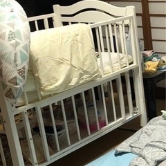 ベビーベッド ホワイト(受け渡し予定)