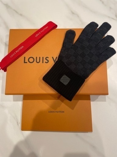 証明書2023年12月 新品同様 ルイヴィトン 手袋 ネオ プティ ダミエ M77992
