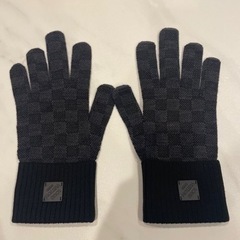 証明書2023年12月 新品同様 ルイヴィトン 手袋 ネオ プティ ダミエ M77992の画像