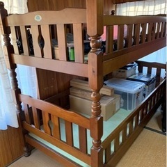 二段ベッド　木製