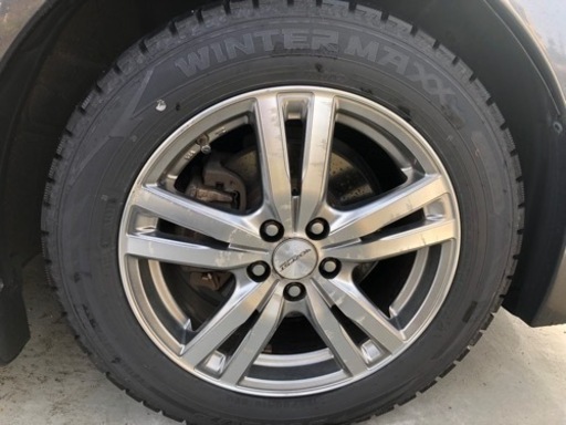 スタッドレスタイヤ4本セット　ダンロップWINTERMAX 195/60R16 ホイール付き