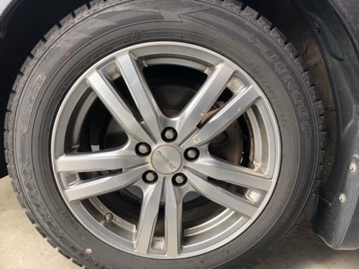 スタッドレスタイヤ4本セット　ダンロップWINTERMAX 195/60R16 ホイール付き