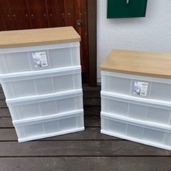 アイリスオーヤマ ウッドトップチェスト