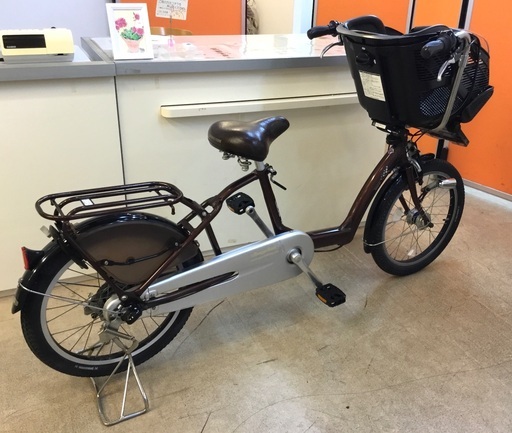 ＜整備済・美品車＞ブリヂストン・アンジェリーノ・非電動です・20インチ・子供乗せ自転車