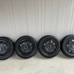 【美品】スズキスペーシアギア　純正アルミホイール＋タイヤ4本セット