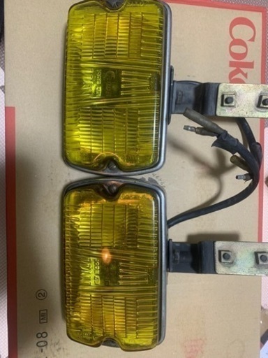 当時物 CIBIE シビエ 35 イエローフォグ ライト 角