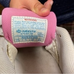 【値下げ】女の子向けローラーシューズ(20cm)の画像