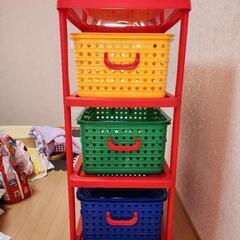 (売約済み)家具 収納家具 おもちゃ箱の画像