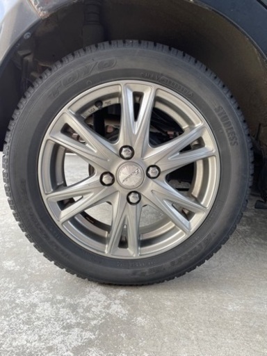 スタッドレスTOYO155-65R-14+ホイール