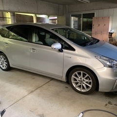 トヨタ プリウスα前期 シルバー LED 法人ワンオーナー 分割不可