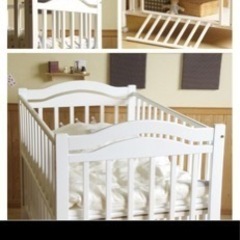 ベビーベッド　アリス　ホワイトの画像