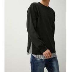 AZUL レイヤードニットトップスの画像