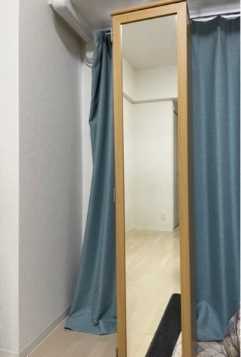 値下げしました。全身鏡付き収納棚(170cm)