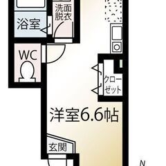東大和市向原💚新築です💚1R / 16.57㎡💚フリーレント１ヶ...