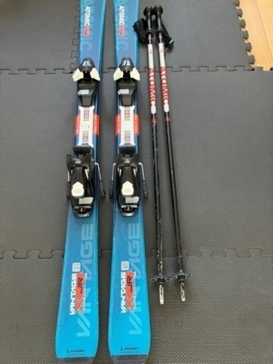 スキー140cm  ストック　靴　スキーカバー　靴袋　セット