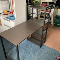 ニトリ システムデスクザッキー110cm ブラウンの画像