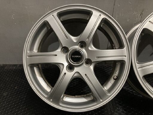 【美品/発送不可】BSホイール・バルミナ１５✕６.５Ｊ４本セット BALMINUM | BRIDGESTONE WHEEL GRAFFITI