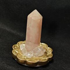 【新品】浄化セット  (ローズクォーツポイント) ④の画像