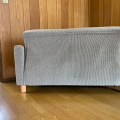 ２人がけソファ（リクライニングあり）、無料！の画像