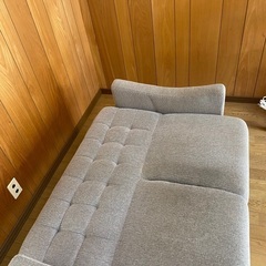 ２人がけソファ（リクライニングあり）、無料！の画像