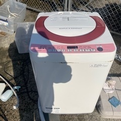 リサイクルサービス八光】2015年製 シャープ ES-G4E2-P（ピンク）4.5