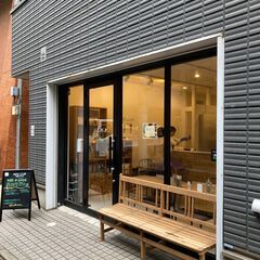 古材アンティークベンチ　飲食店の前などに