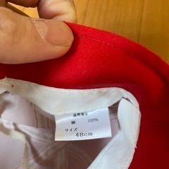 いちごの帽子の画像