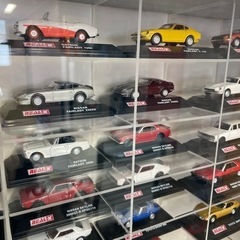 ミニカー　セット　展示ケース付きの画像