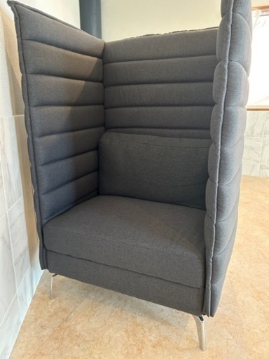【美品】プライベート空間☆1人掛けハイバックソファー