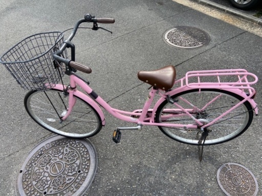 ２６インチ 自転車 ピンク 中古