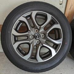 MAZDAデミオ純正アルミホイールタイヤセット
