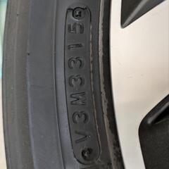 MAZDAデミオ純正アルミホイールタイヤセットの画像
