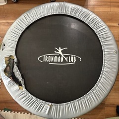 IRONMAN CLUB(鉄人倶楽部) 折りたたみ式 家庭用 フォールディング トランポリン 36 直径91x高さ22cm IMC-63 ブラックの画像