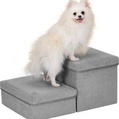 取引中❤️ドッグステップ ペット用階段 2段 ステップ 小型犬 ...