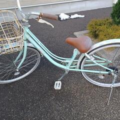 小学校高学年女の子自転車の画像