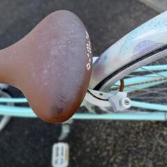 小学校高学年女の子自転車の画像