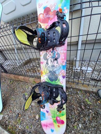 IGNIO ミニーマウス スノーボード 120cm ジュニア用スノーボード☆ミニーマウス☆IGNIO 120cm