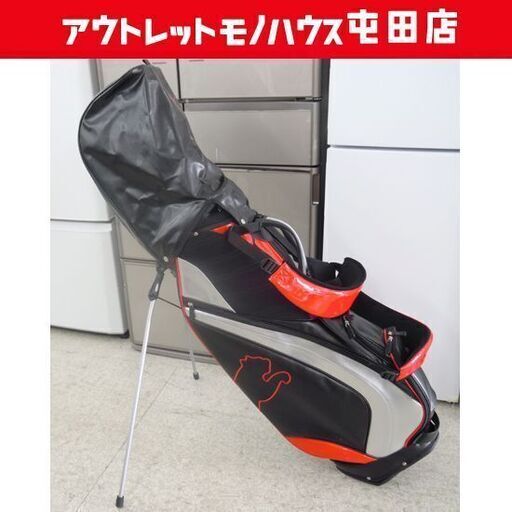 PUMA キャディバッグ スタンド型 黒系 プーマ 9.5 ゴルフ用具バッグ 札幌市北区屯田
