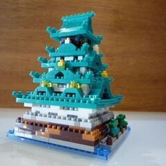 ジャンク品扱い nanoblock 大阪城 NBH-173 箱付き ナノブロック 城 札幌市東区 新道東店の画像