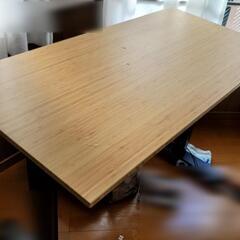 Flexispot E1 スタンディングデスク バンブー天板 キャスター付属の画像