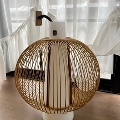 昭和レトロ ヴィンテージ 竹製ランプシェードナショナル松下電工