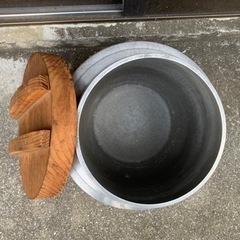 昭和レトロ、アルミ製の羽釜⑤の画像