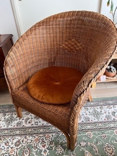 ラタンチェア 籐椅子