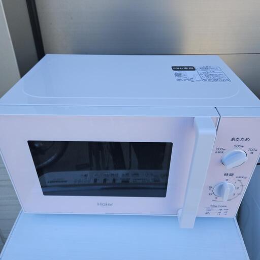 美品 Haier 2022年製 ハイアール 電子レンジ JM-17J-50 ターンテーブル レンジ 家庭用