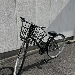 27インチ　ブラック　asahi自転車　6段変速の画像
