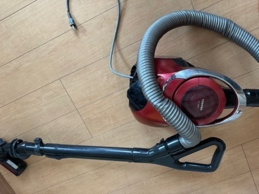 「決定」掃除機　TOSHIBA