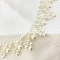 パールネックレス&パールピアス　ウェディング用の画像